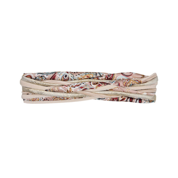 Christine Scarlett Boho headband, Rose Paisley Mix