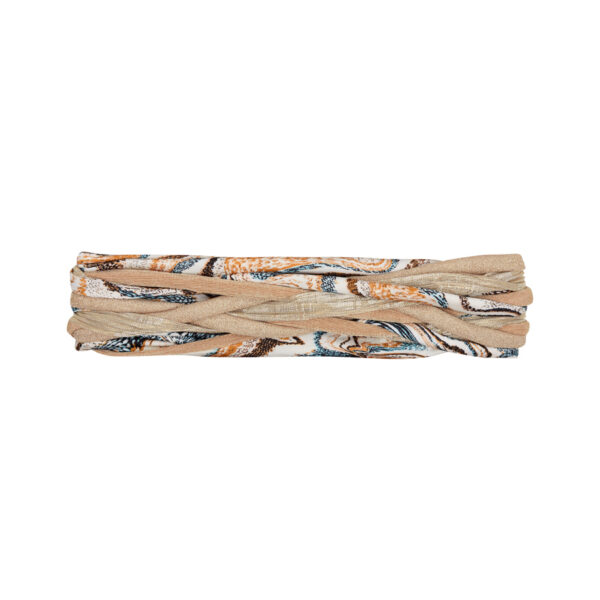 Christine Scarlett Boho headband, Wavy Caramel Mix
