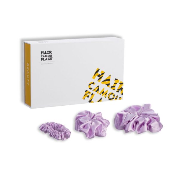 HCFB Mulberry silkki scrunchie, 3kpl setti