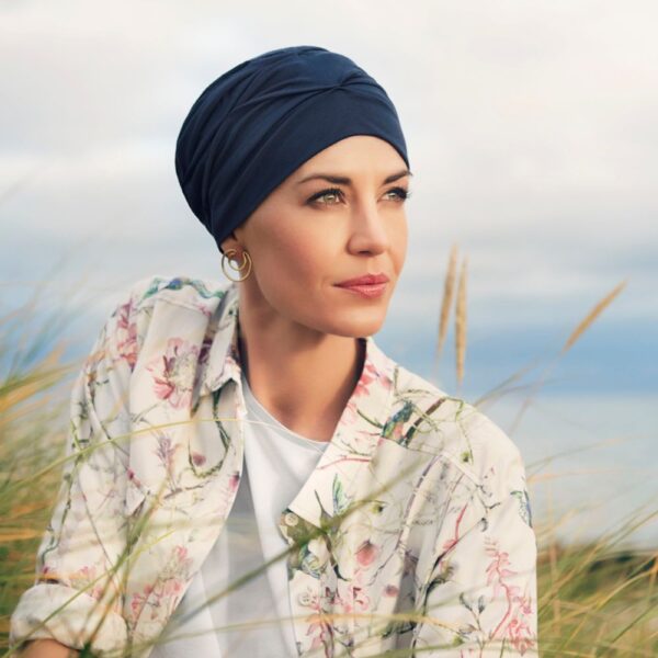 Hoc B. B. Becca turban, Dark Blue