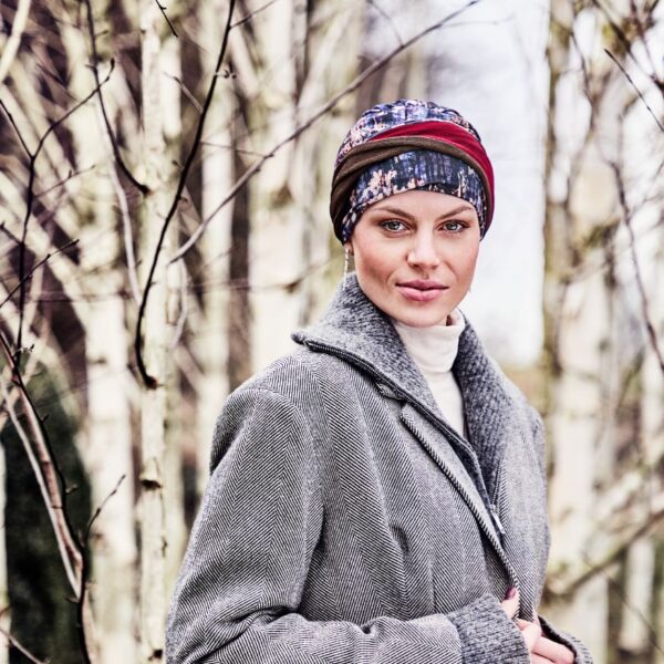 Christine Shakti turban,Tie dye dusk