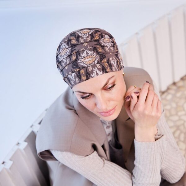 Christine Yoga turban printed, Autumn Ornaments