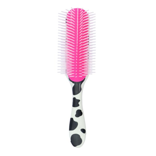 Denman Deluxe muotoiluharja 9-riv. Cow Print, LE