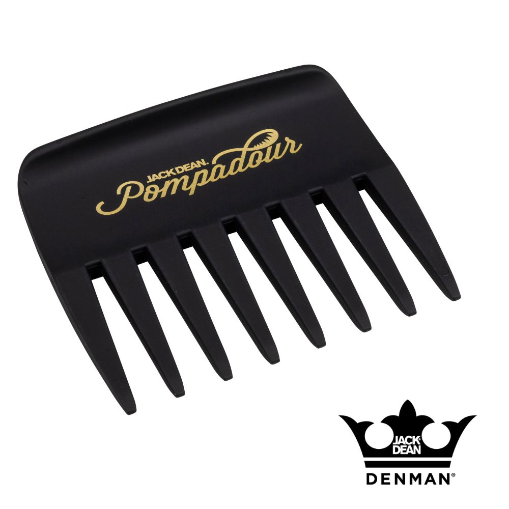 Denman Jack Dean Pompadour Comb, black